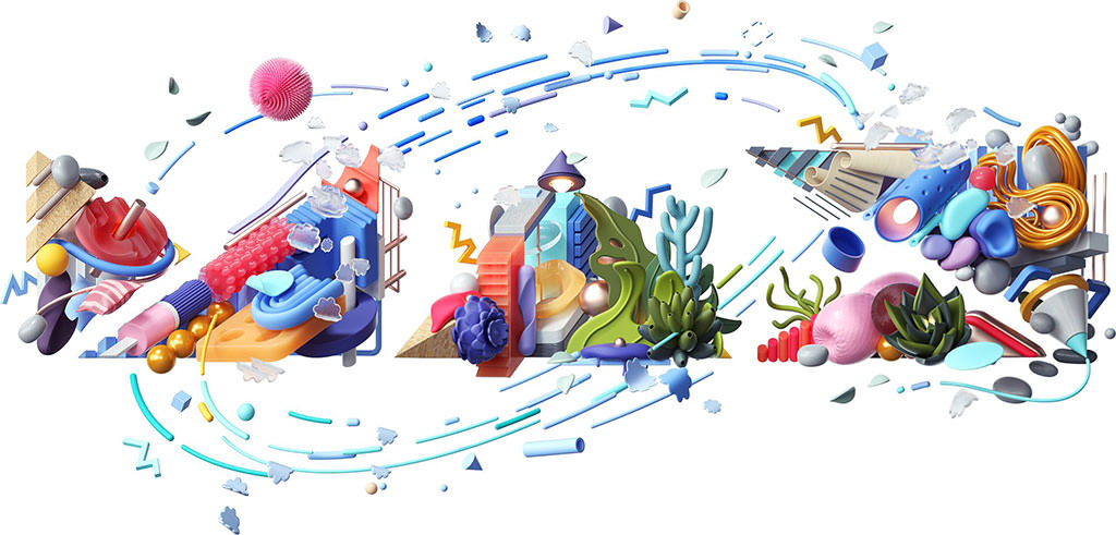 Illustration showing an Adobe MAX logo by Omar Aqil