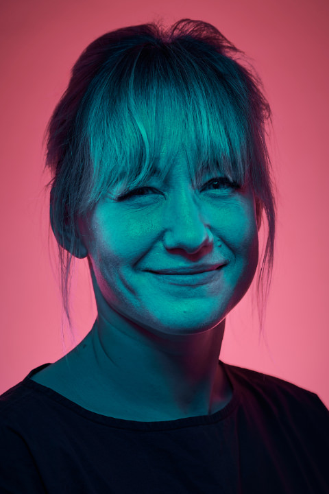 Linda Liukas Portrait with Gel-Colour-Flash