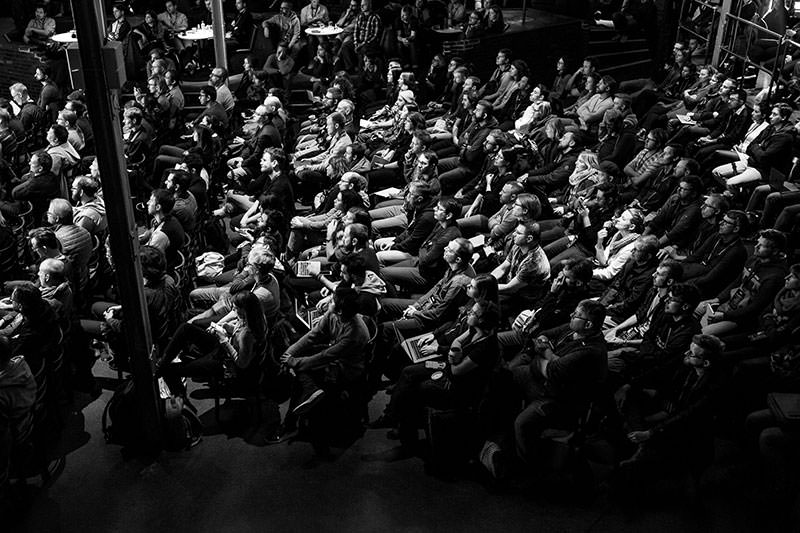 Photo showing the audience in Berlin.