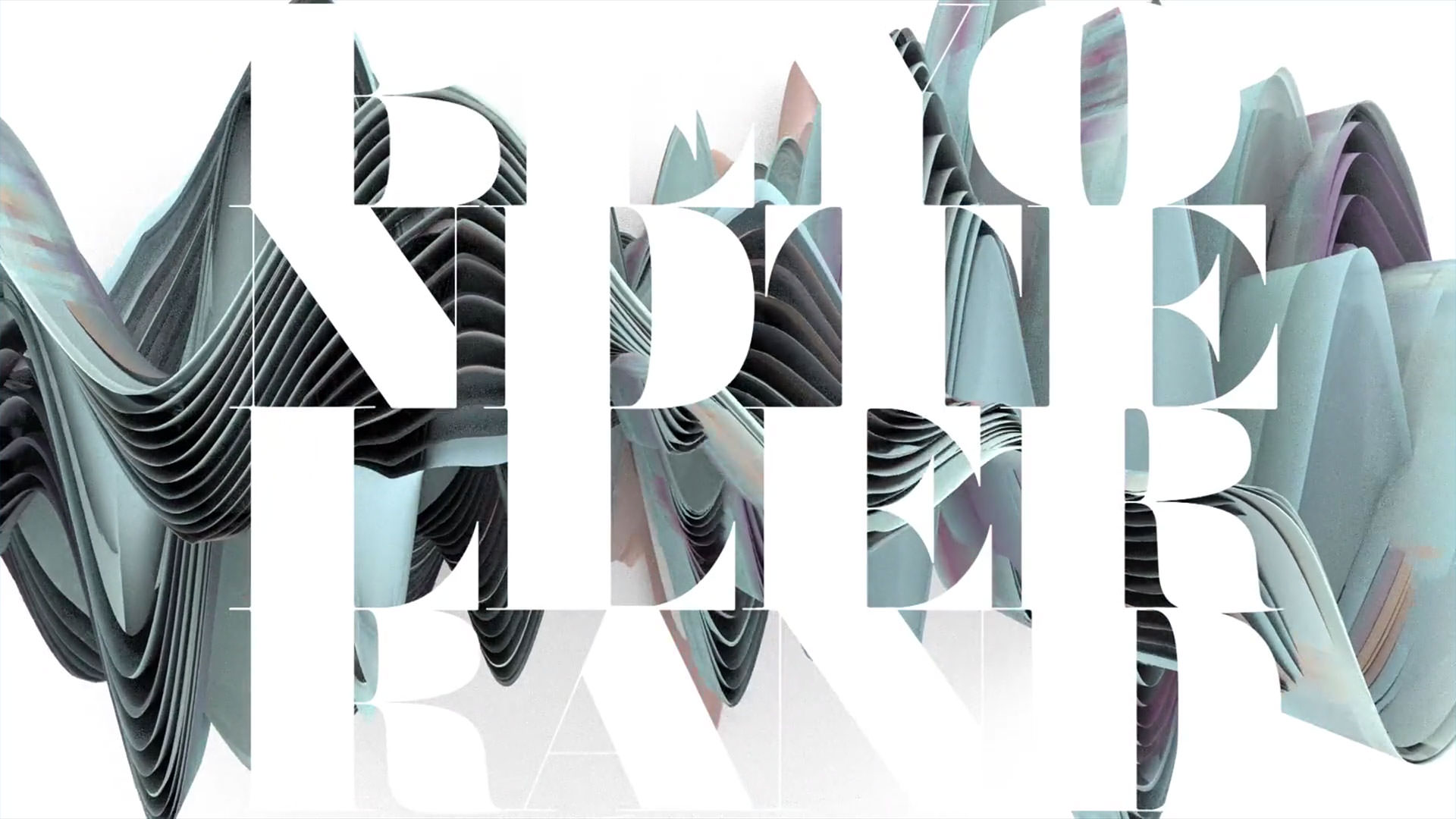 Screenshot of this year’s opening titles showing a wave and the name of the event in big letters