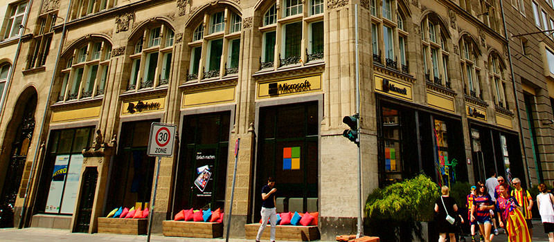 Microsoft is our partner for the Warm-Up - click to see venue in full size