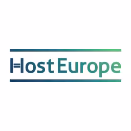 The logo of our partner Host Europe