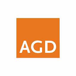 The logo of our partner AGD