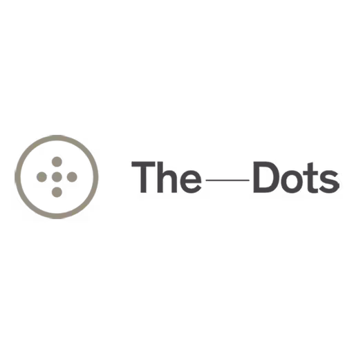 The logo of our partner The Dots