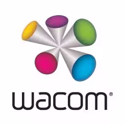 The logo of our partner Wacom