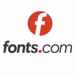 The logo of our partner Fonts.com