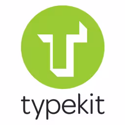 The logo of our partner Typekit
