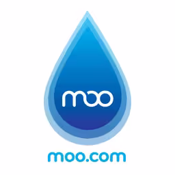 The logo of our partner MOO