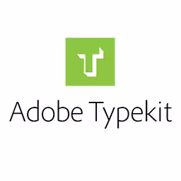 The logo of our partner Typekit