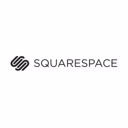 The logo of our partner Squarespace