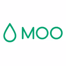 The logo of our partner MOO