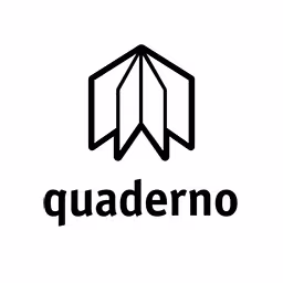 The logo of our partner quaderno