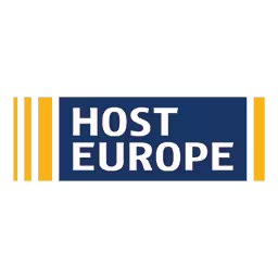 The logo of our partner Host Europe