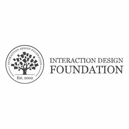 The logo of our partner Interaction Design Foundation