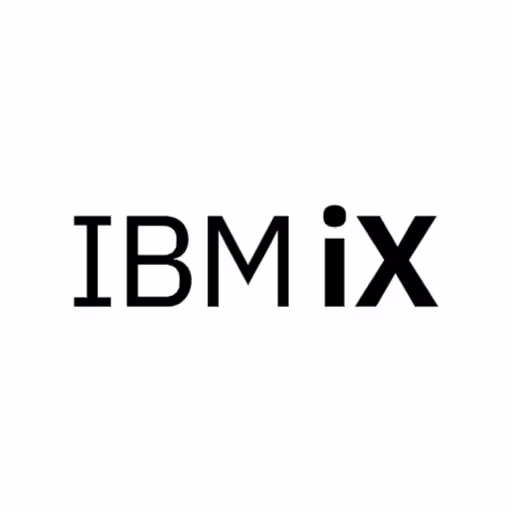 The logo of our partner IBM iX