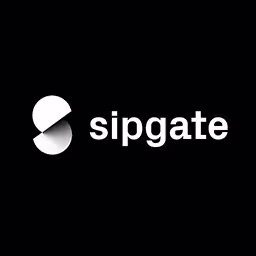 The logo of our partner sipgate