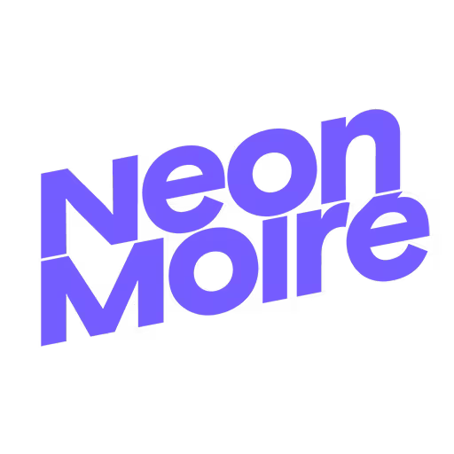The logo of our partner Neon Moiré