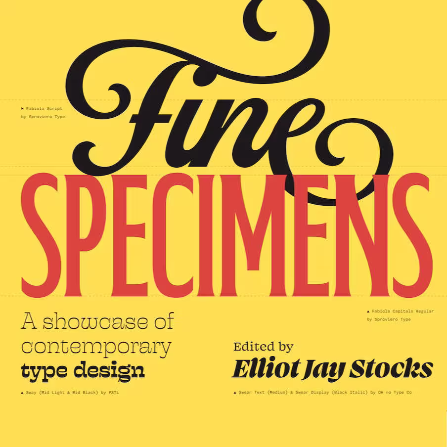The logo of the side event Fine Specimens – official German launch with Elliot Jay Stocks