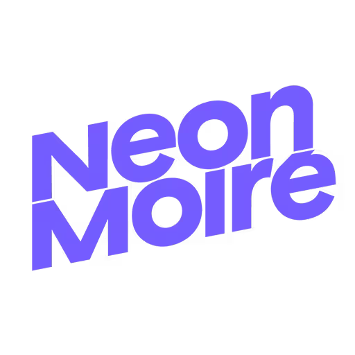 The logo of our partner Neon Moiré