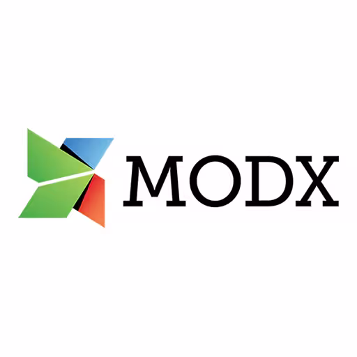 The logo of the side event MODX meetup
