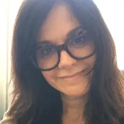 Photo showing Cindy Clark close to the camera taking the photo