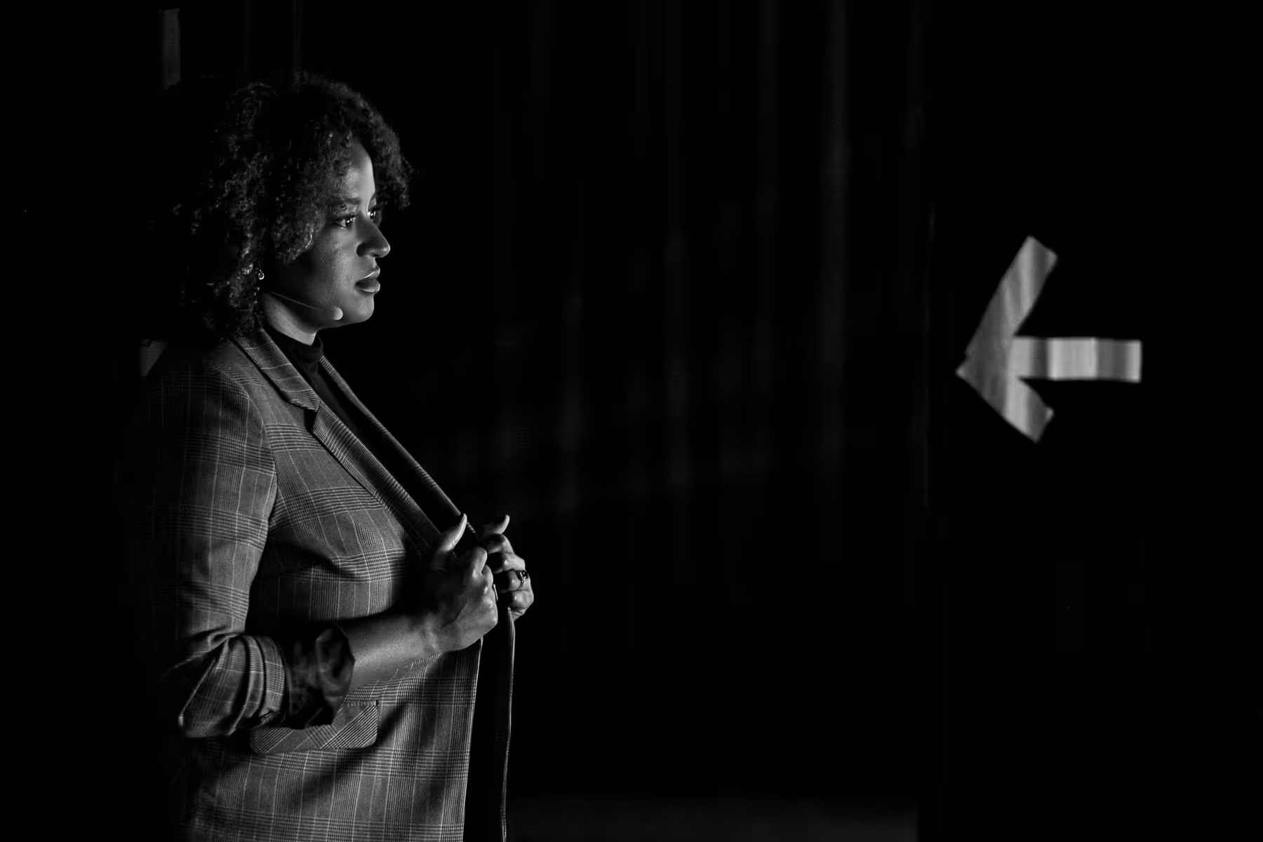 Photo of Sharon Steed taken at beyond tellerrand in Berlin 2019 by Florian Ziegler