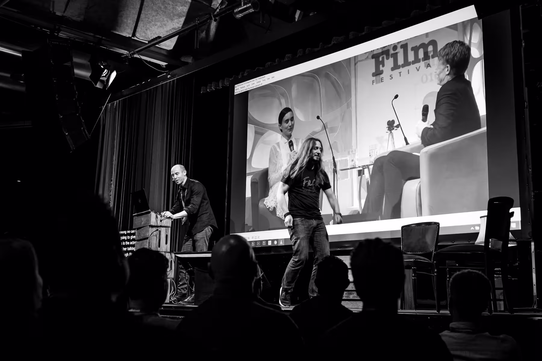 Photo of Mike Hill taken at beyond tellerrand in Berlin 2019 by Florian Ziegler