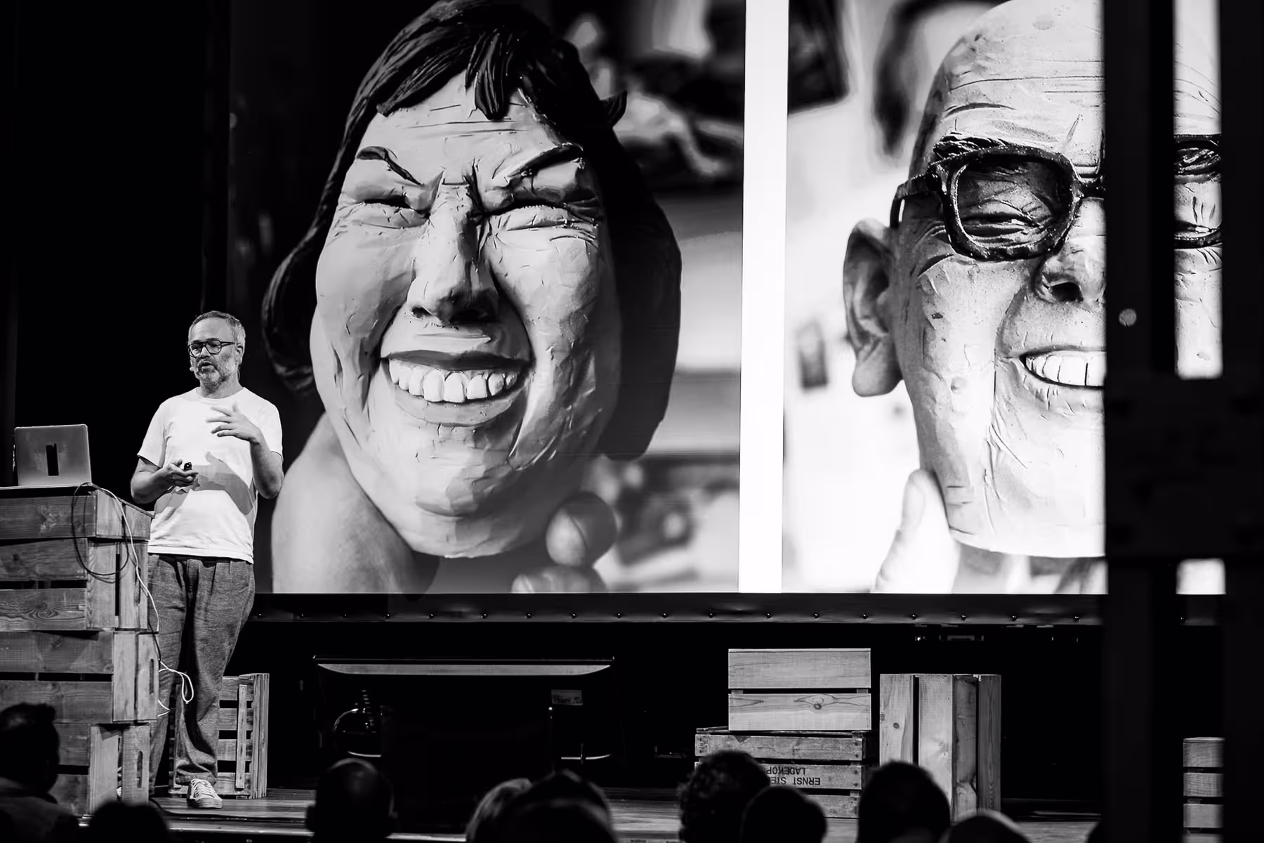 Photo of Wilfrid Wood taken at beyond tellerrand in Berlin 2019 by Florian Ziegler