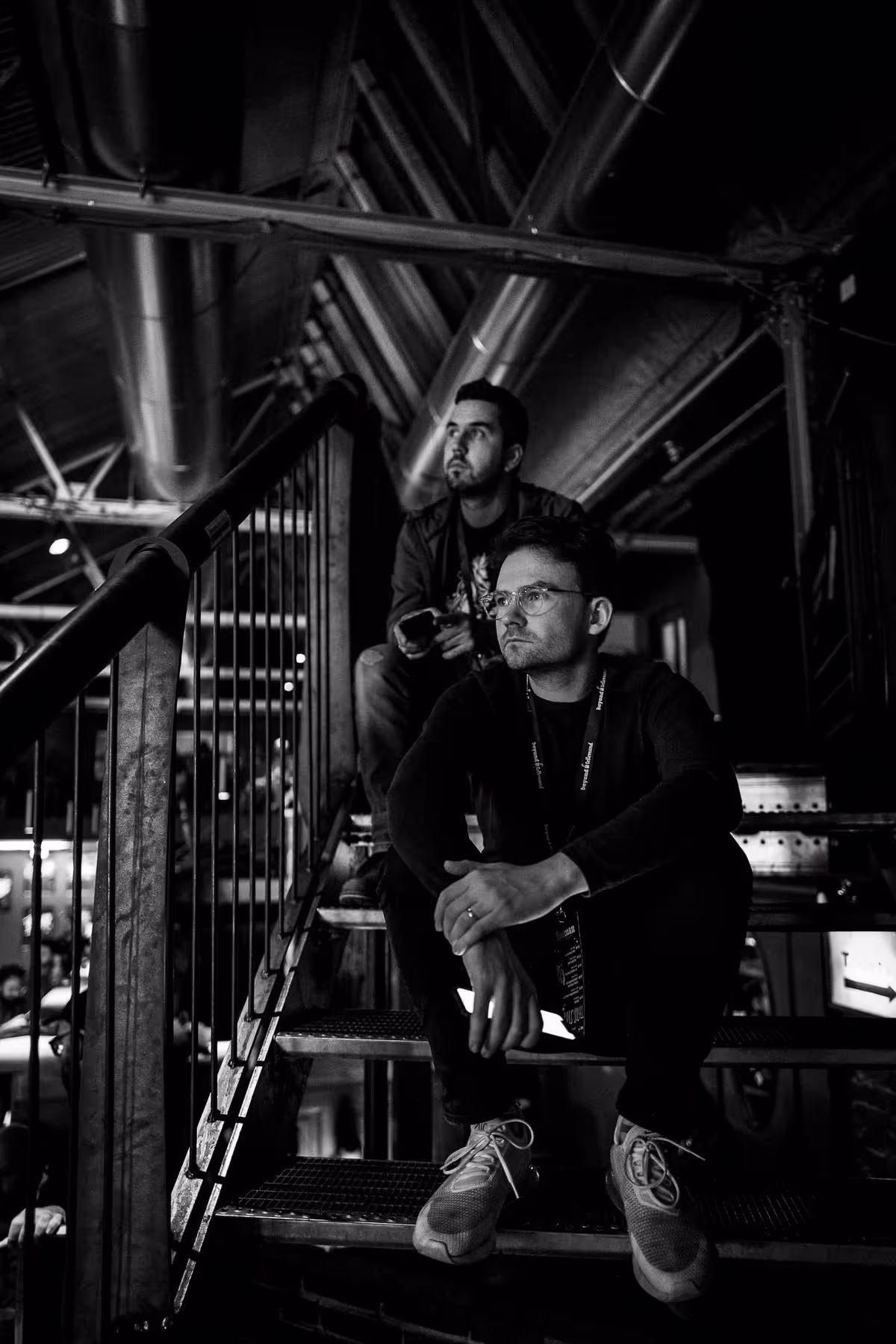 Photo of Bastian Allgeier taken at beyond tellerrand in Berlin 2019 by Florian Ziegler