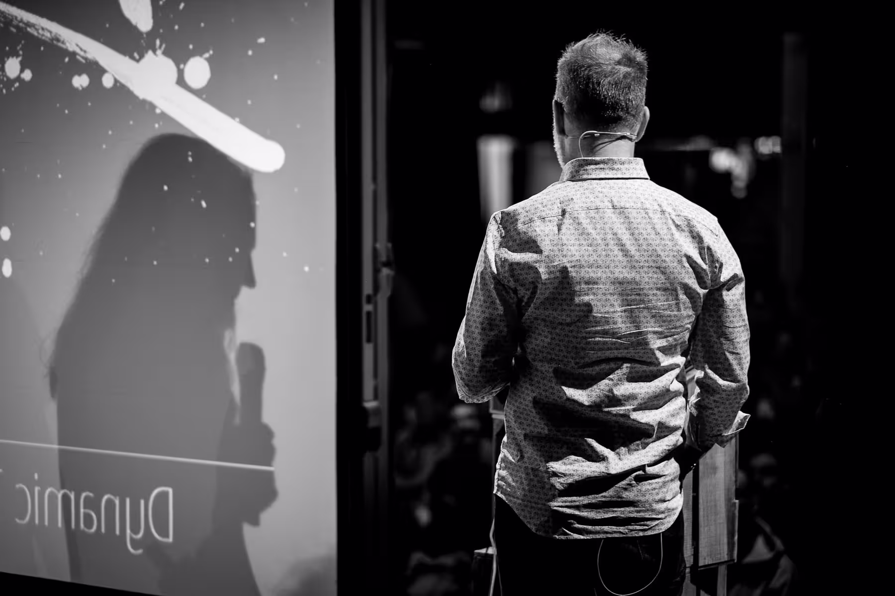 Photo of Jason Pamental taken at beyond tellerrand in Berlin 2019 by Florian Ziegler