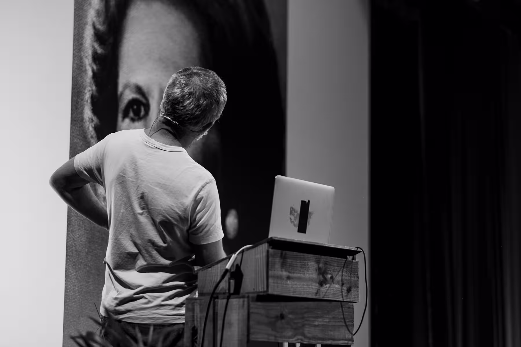 Photo of Wilfrid Wood taken at beyond tellerrand in Berlin 2019 by Florian Ziegler