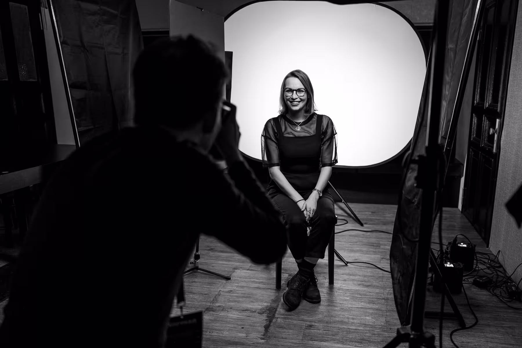 Photo of Charlotte Dann taken at beyond tellerrand in Berlin 2019 by Florian Ziegler