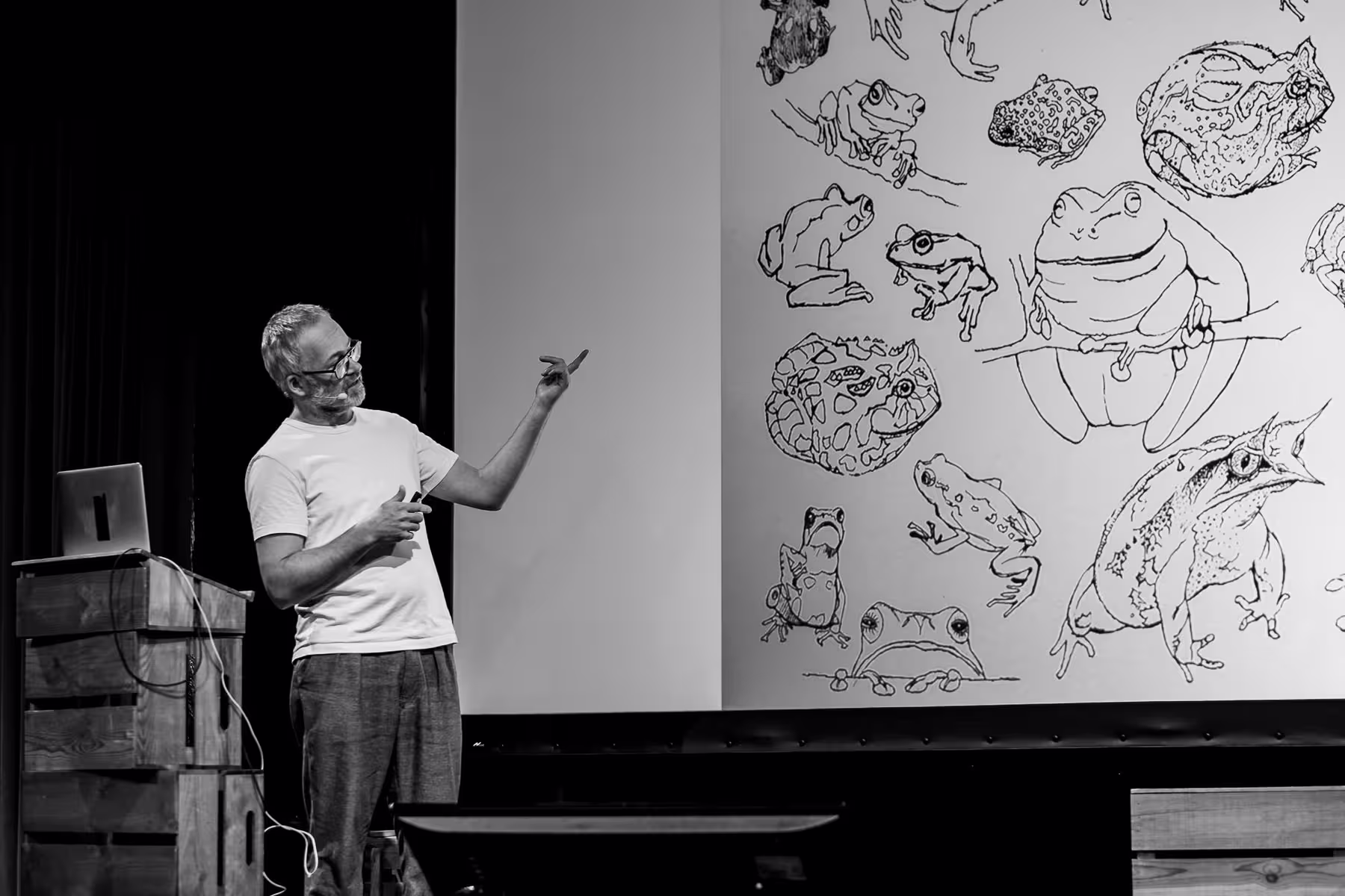 Photo of Wilfrid Wood taken at beyond tellerrand in Berlin 2019 by Florian Ziegler