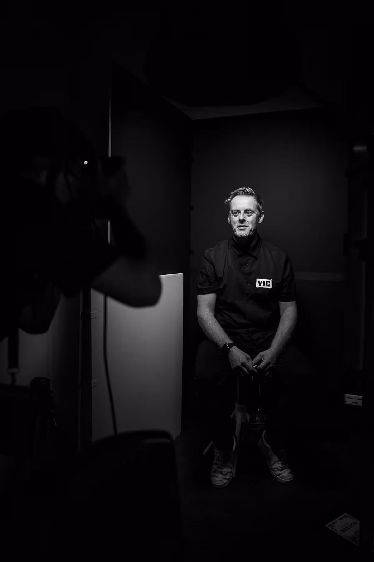 Photo of Vic Lee taken at beyond tellerrand in Berlin 2022 by Florian Ziegler