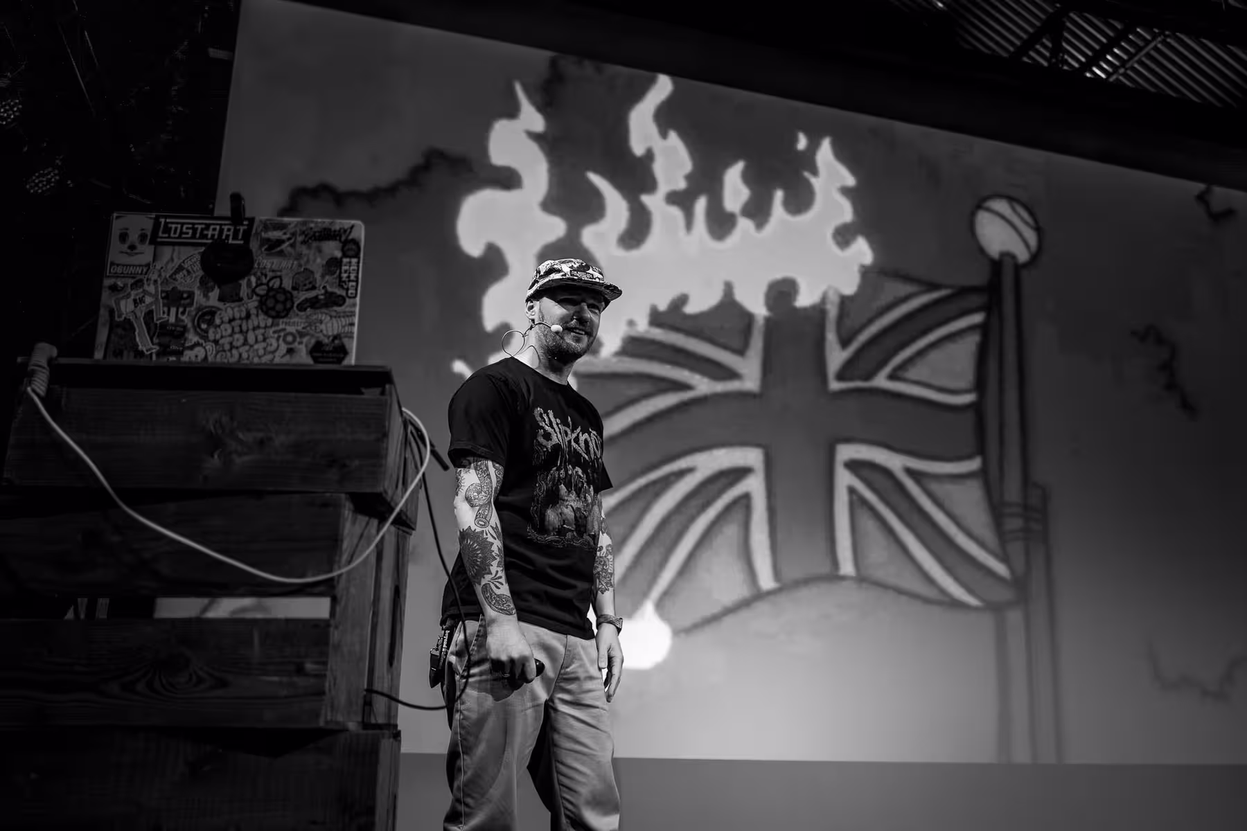 Photo of Gavin Strange taken at beyond tellerrand in Berlin 2022 by Florian Ziegler