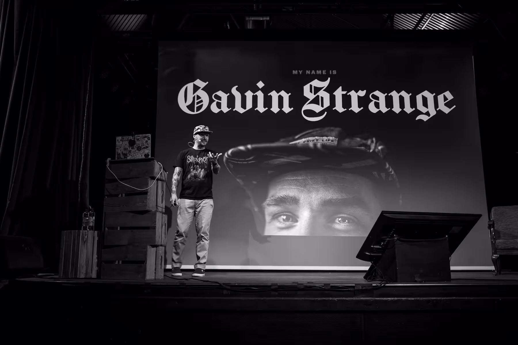 Photo of Gavin Strange taken at beyond tellerrand in Berlin 2022 by Florian Ziegler