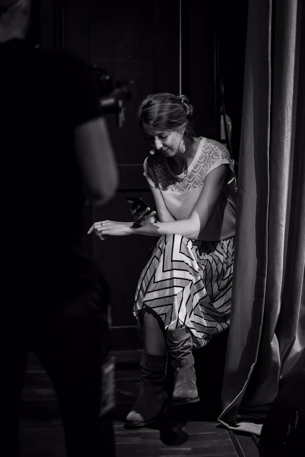 Photo of Nadieh Bremer taken at beyond tellerrand in Berlin 2022 by Florian Ziegler