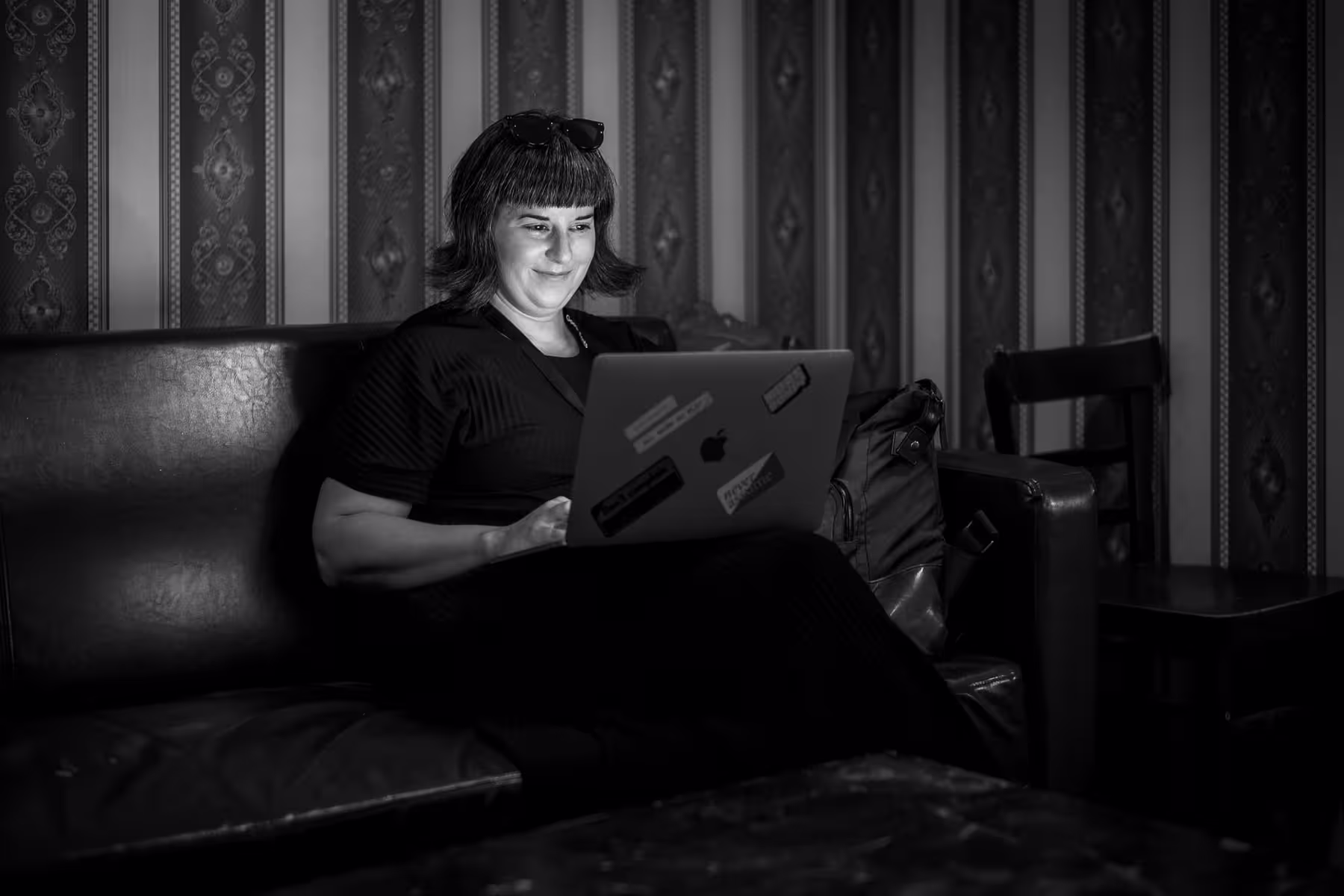 Photo of Alexandra Deschamps-Sonsino taken at beyond tellerrand in Berlin 2022 by Florian Ziegler