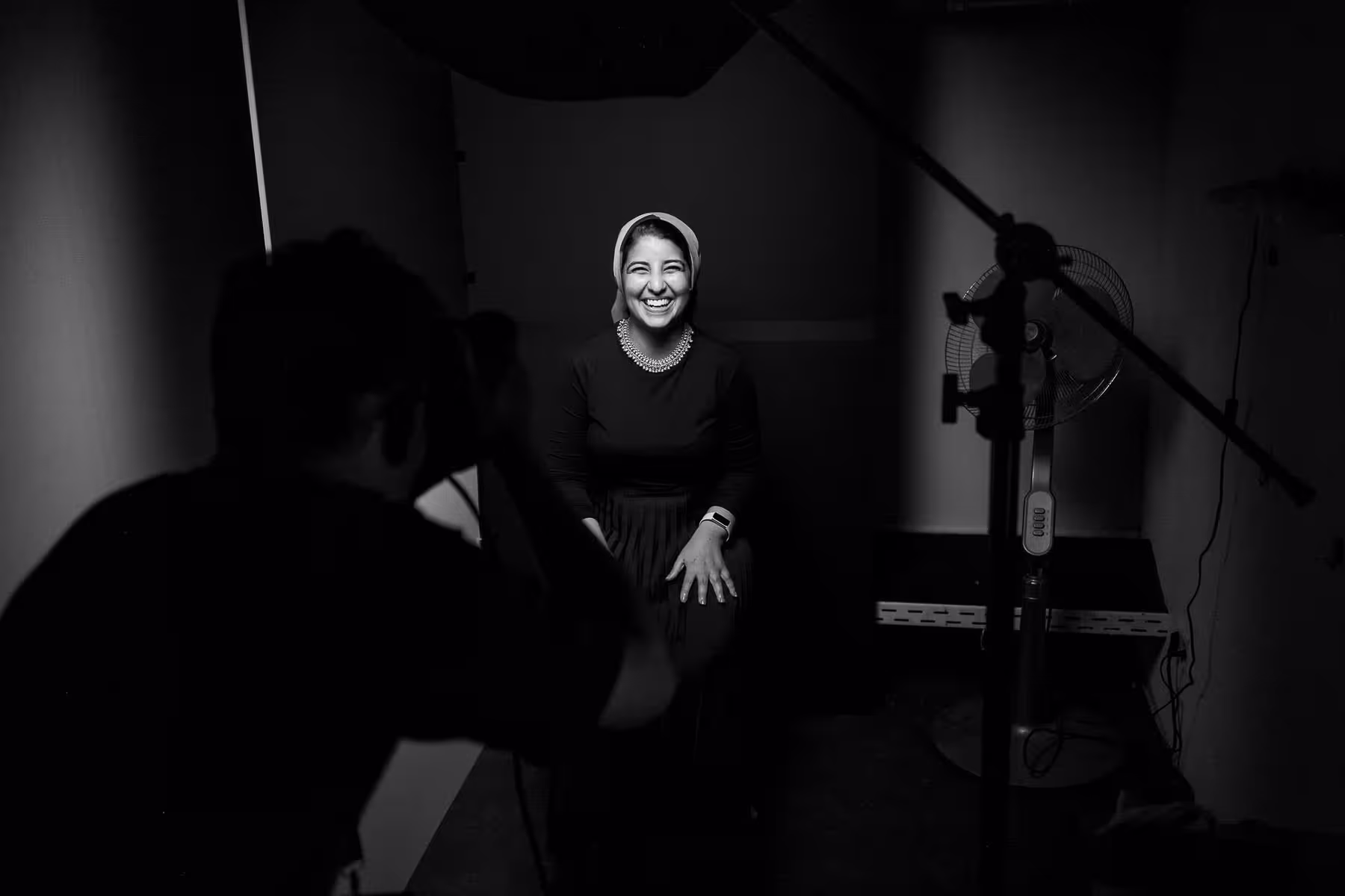 Photo of dina Amin taken at beyond tellerrand in Berlin 2022 by Florian Ziegler