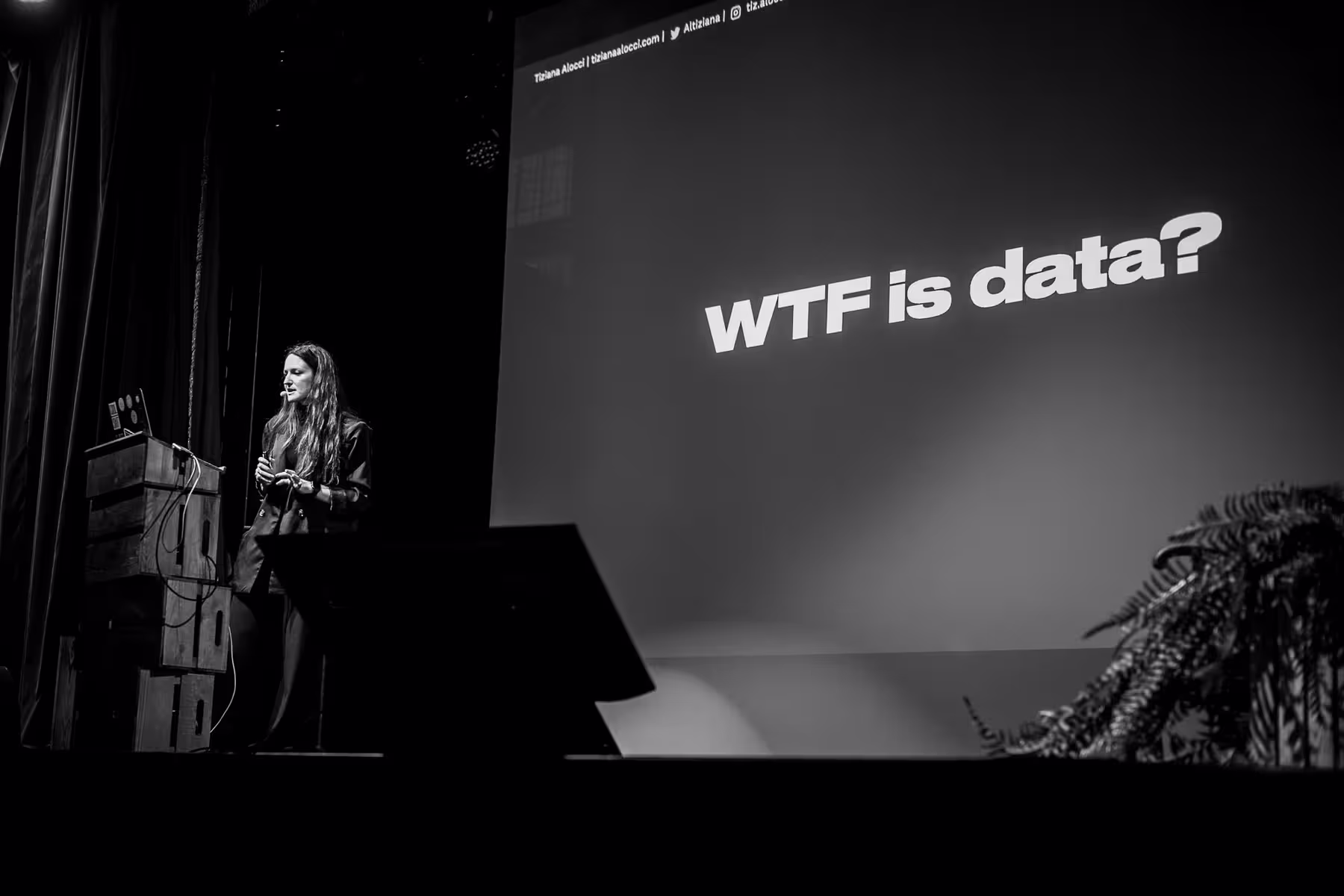 Photo of Tiziana Alocci taken at beyond tellerrand in Berlin 2022 by Florian Ziegler