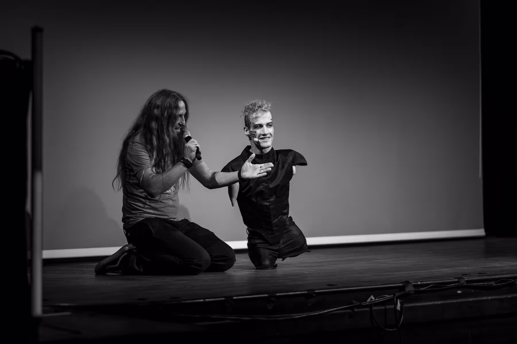 Photo of Janis McDavid taken at beyond tellerrand in Berlin 2022 by Florian Ziegler