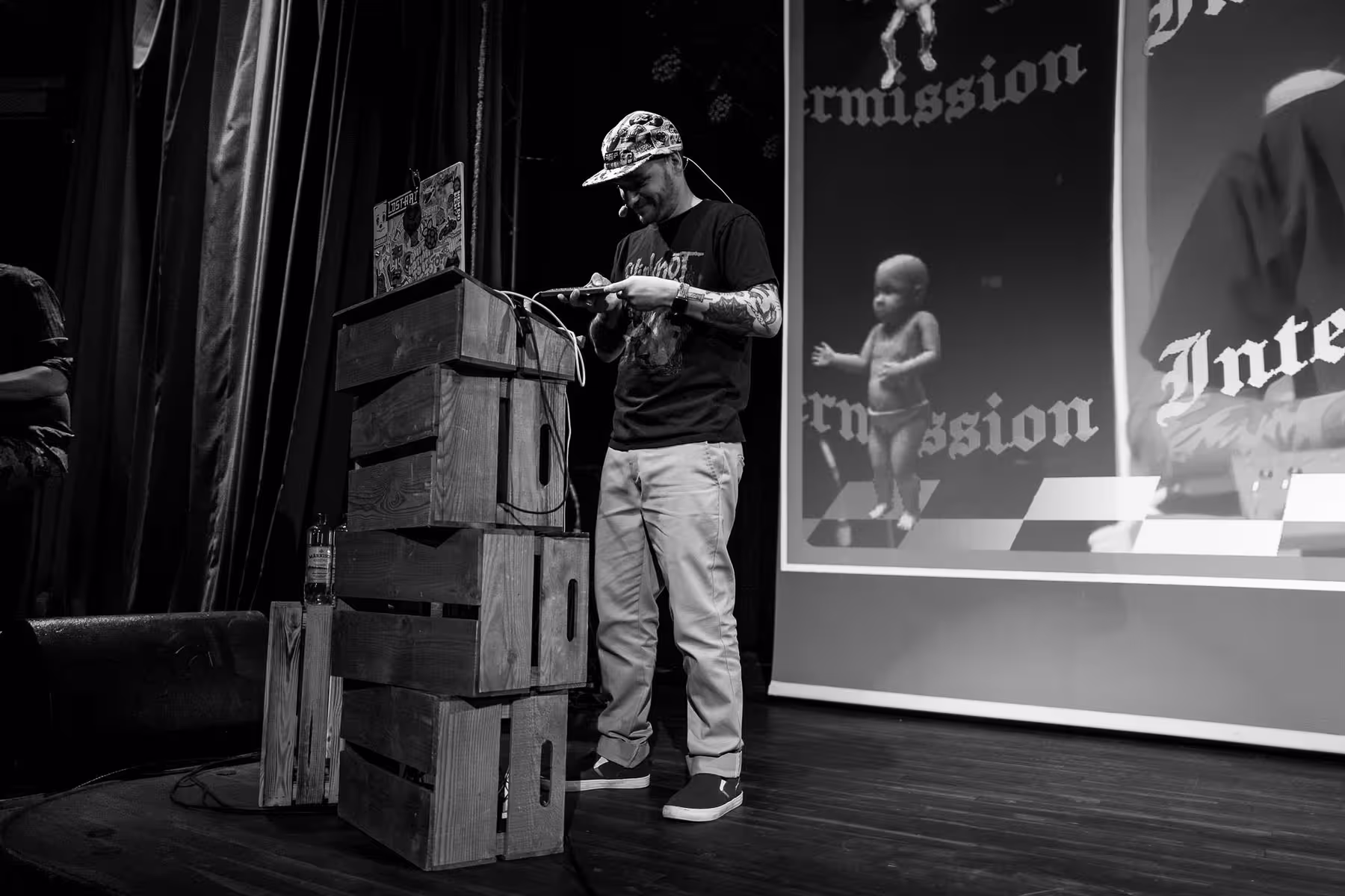 Photo of Gavin Strange taken at beyond tellerrand in Berlin 2022 by Florian Ziegler