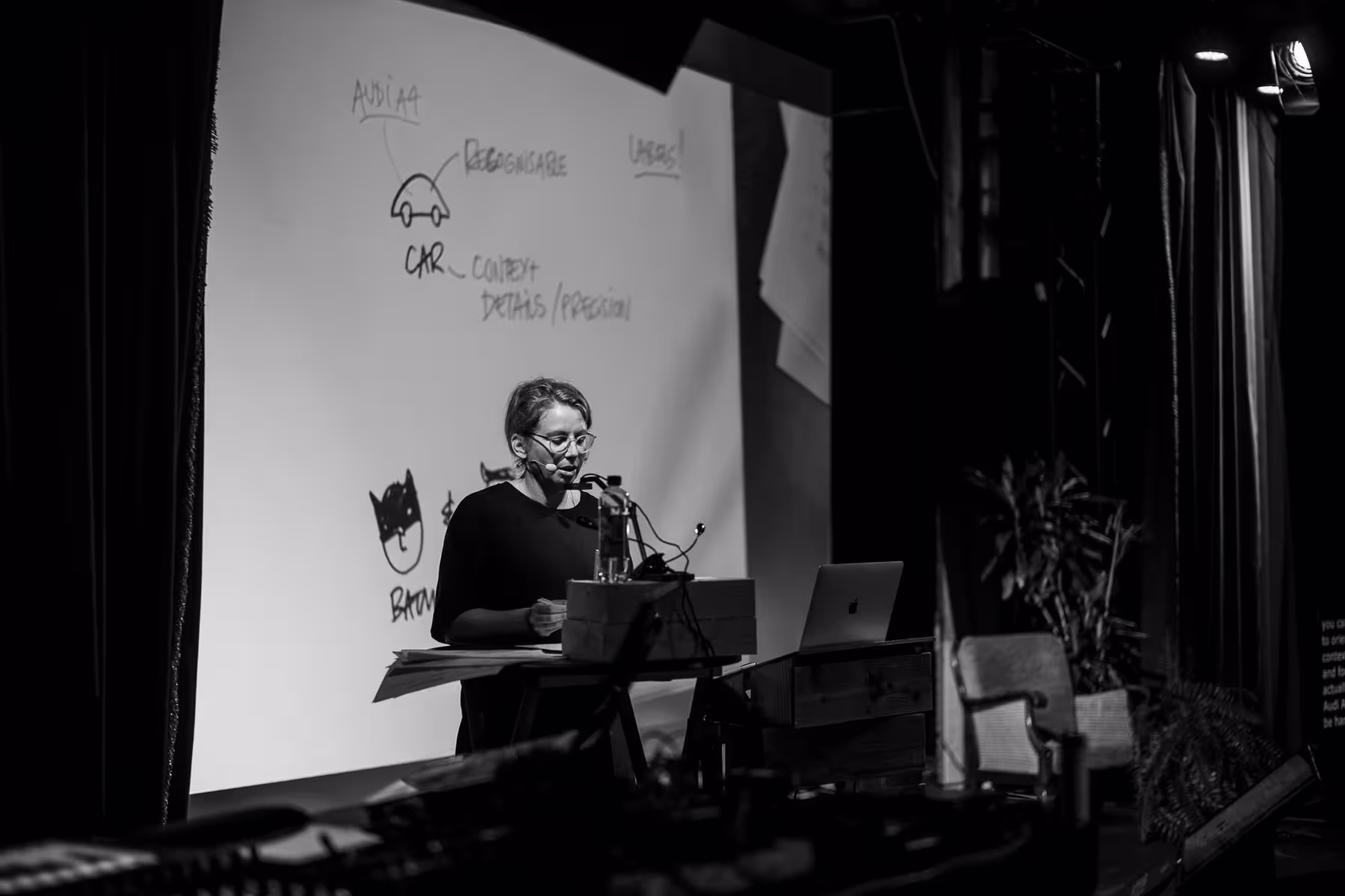 Photo of Eva-Lotta Lamm taken at beyond tellerrand in Berlin 2022 by Florian Ziegler