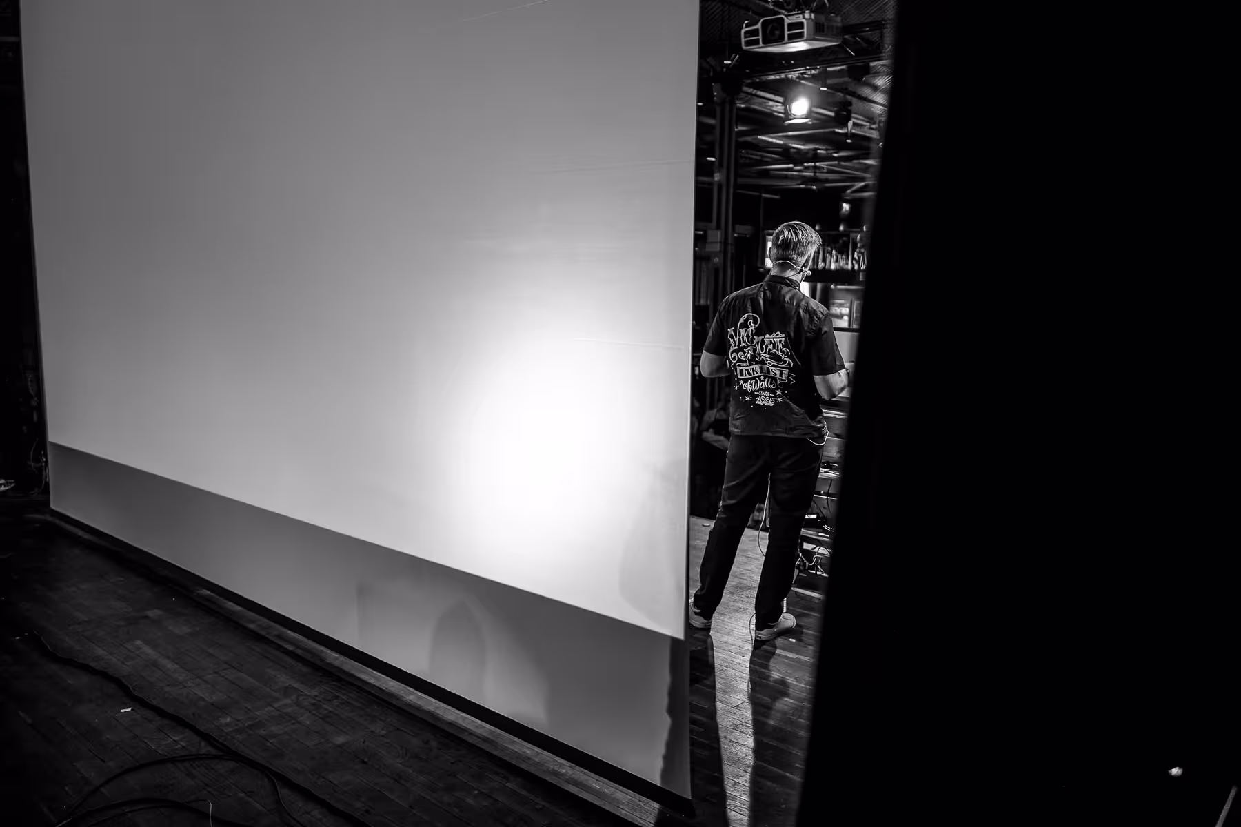 Photo of Vic Lee taken at beyond tellerrand in Berlin 2022 by Florian Ziegler