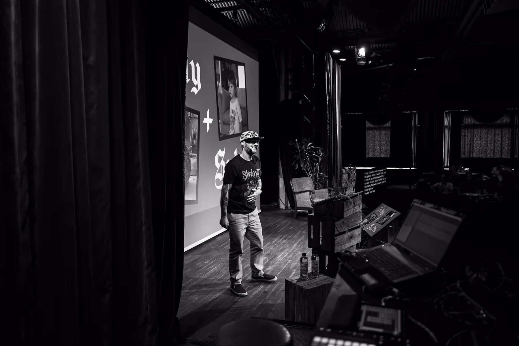 Photo of Gavin Strange taken at beyond tellerrand in Berlin 2022 by Florian Ziegler