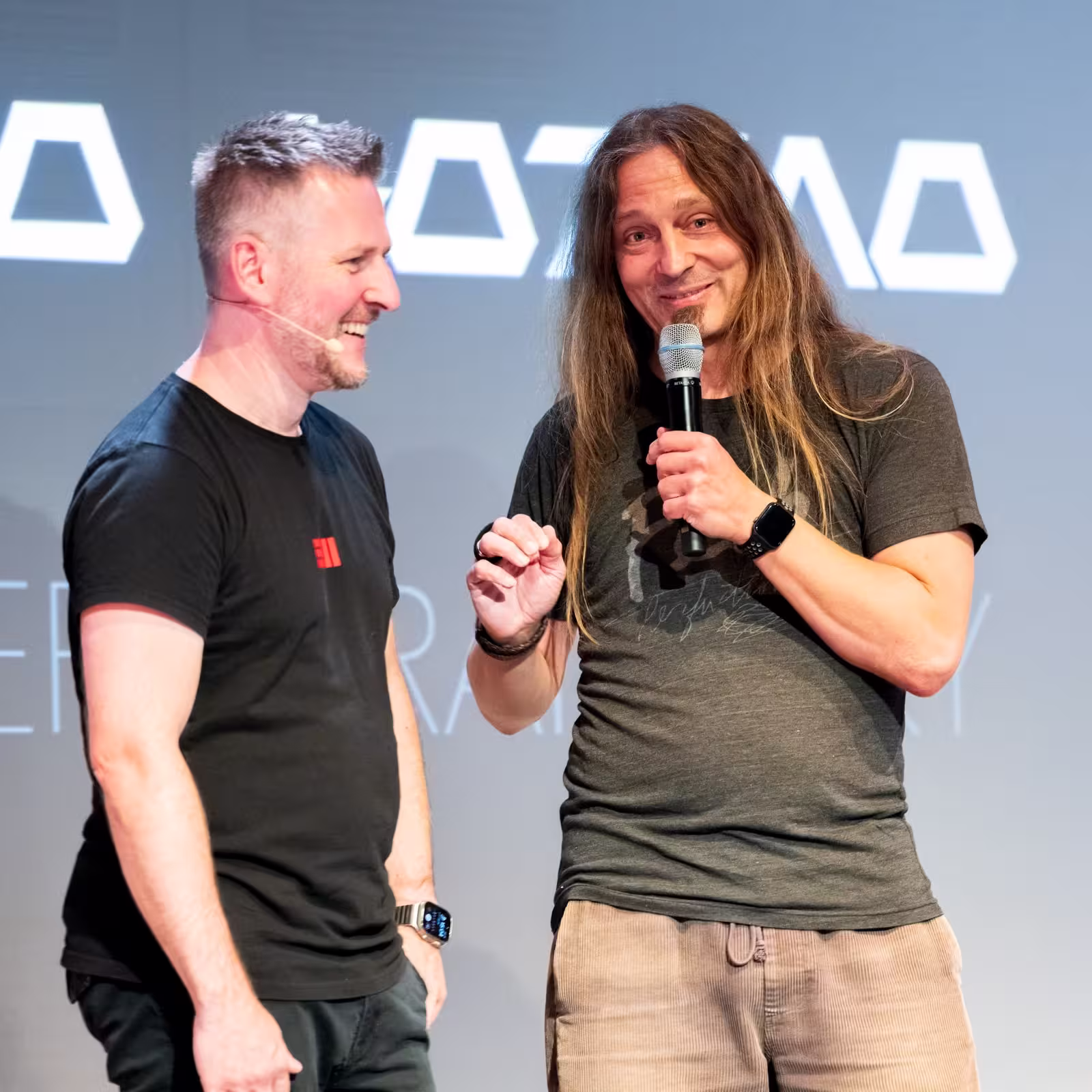 Photo of Robert Hranitzky taken at beyond tellerrand in Berlin 2023 by Martin Kraft