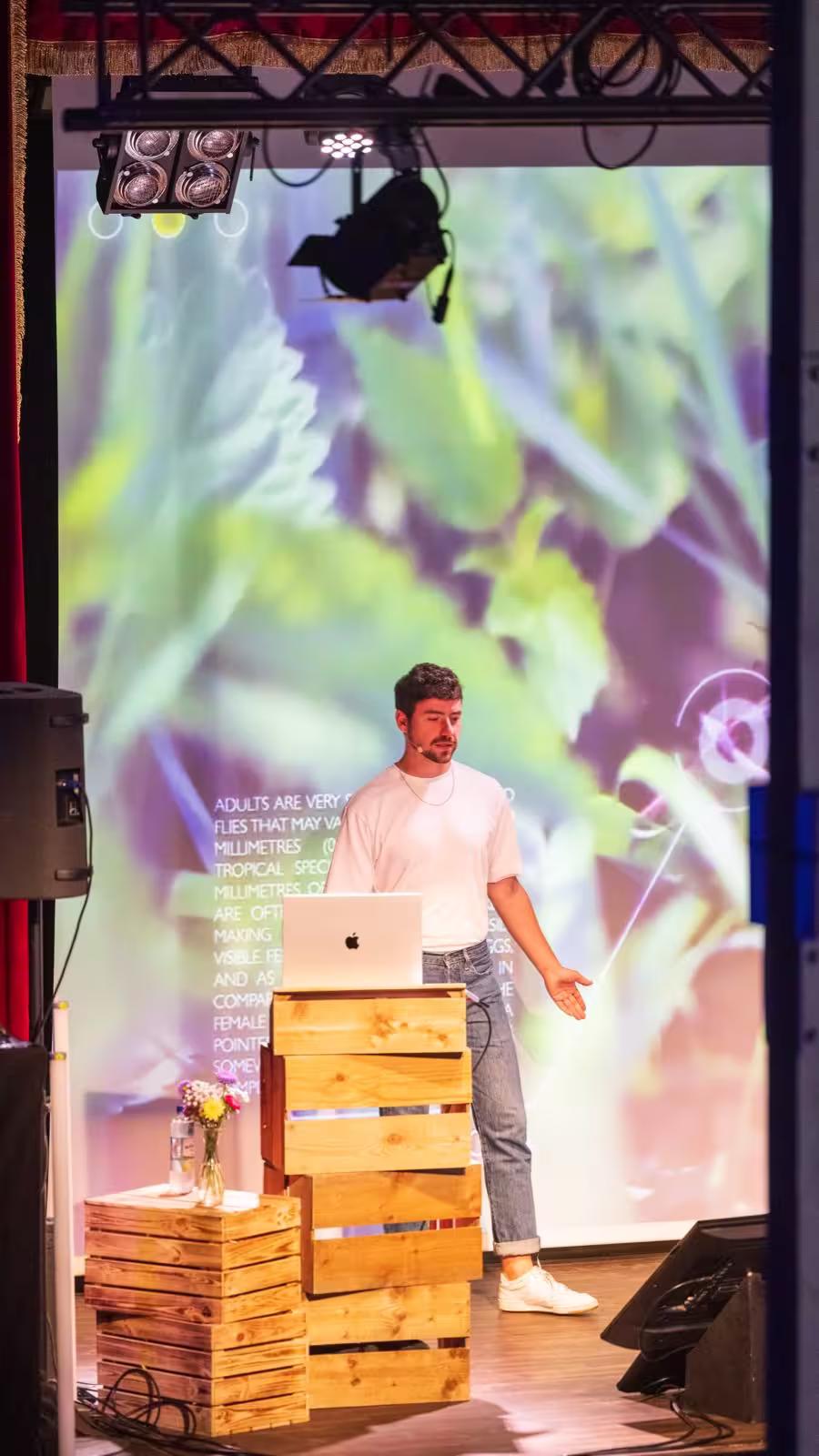 Photo of Guillaume Kurkdjian taken at beyond tellerrand in Berlin 2023 by Martin Kraft