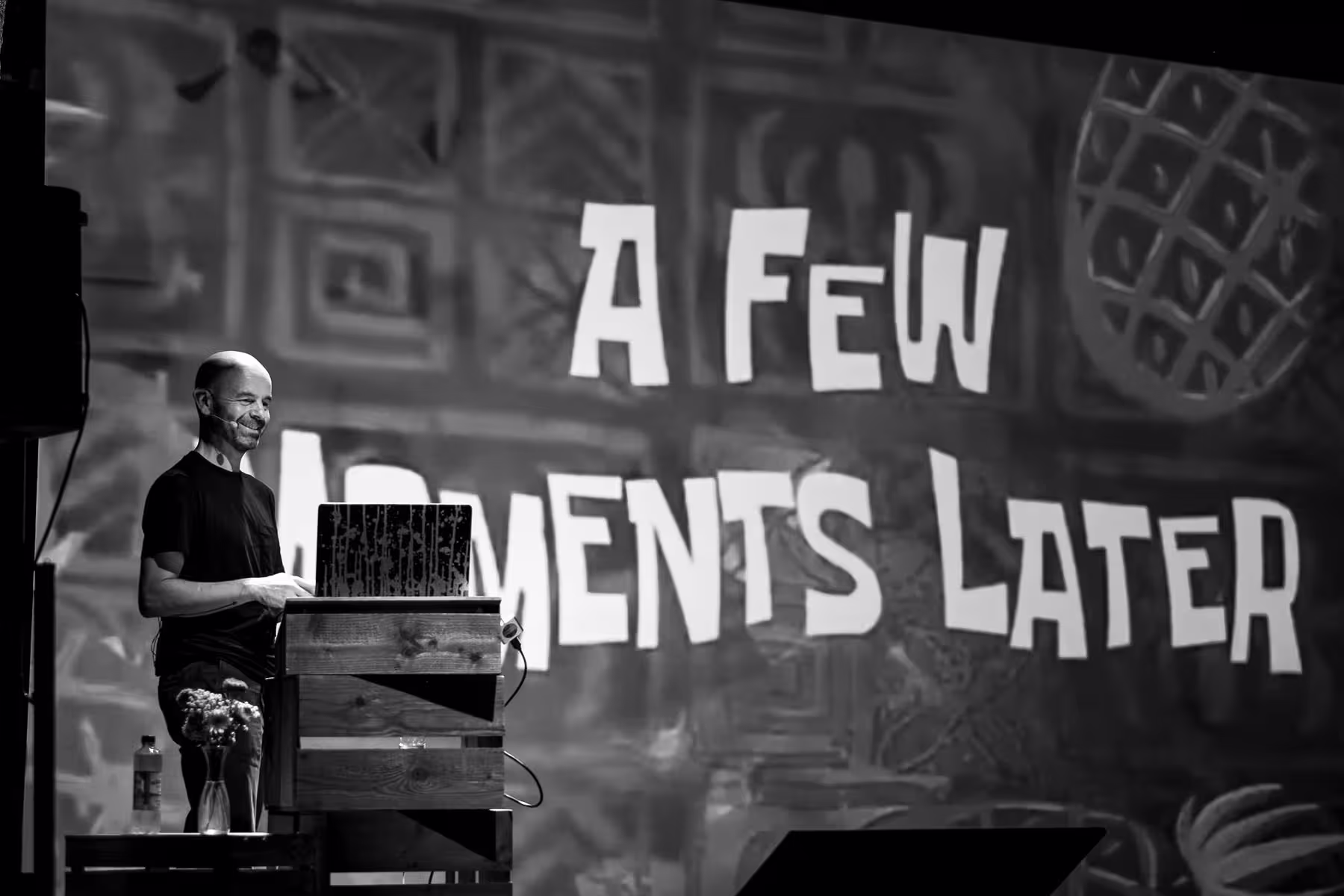 Photo of Rob Draper taken at beyond tellerrand in Berlin 2023 by Florian Ziegler