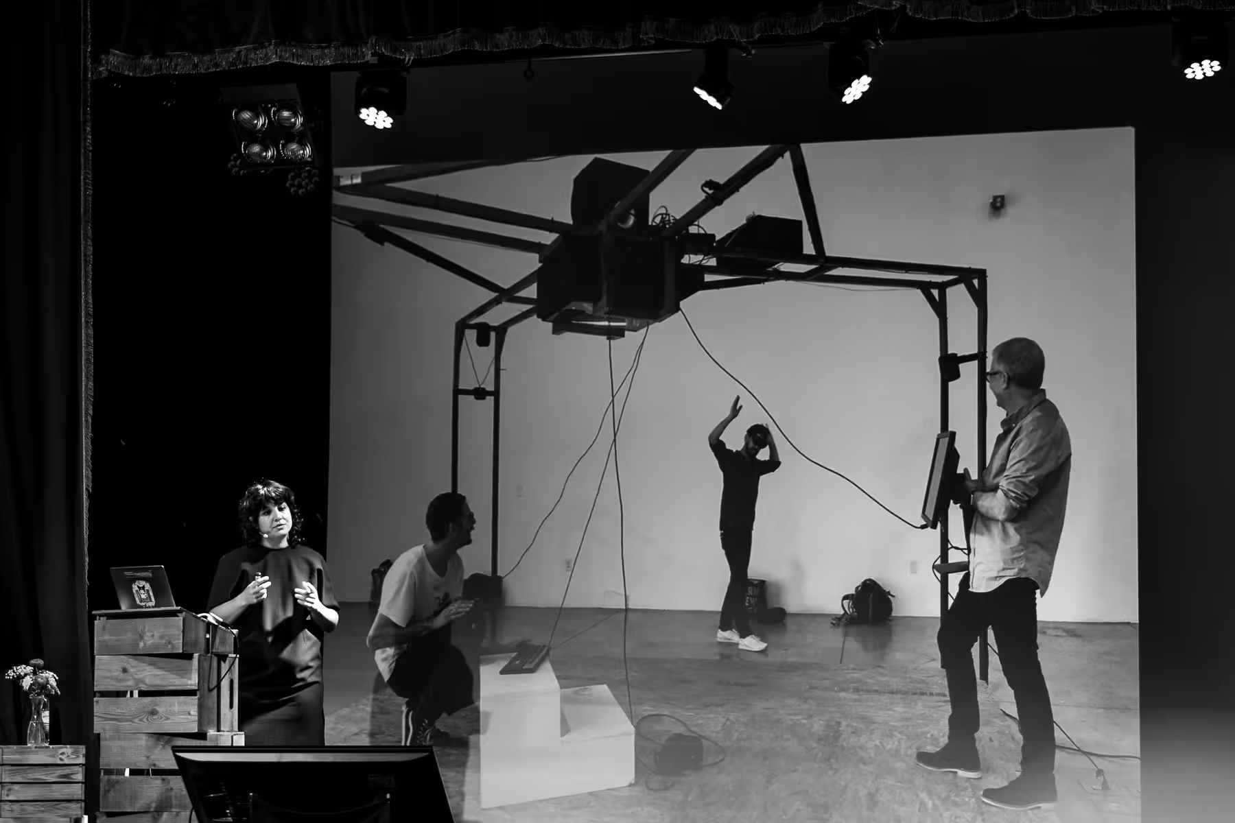 Photo of Yasaman Sheri taken at beyond tellerrand in Berlin 2023 by Florian Ziegler