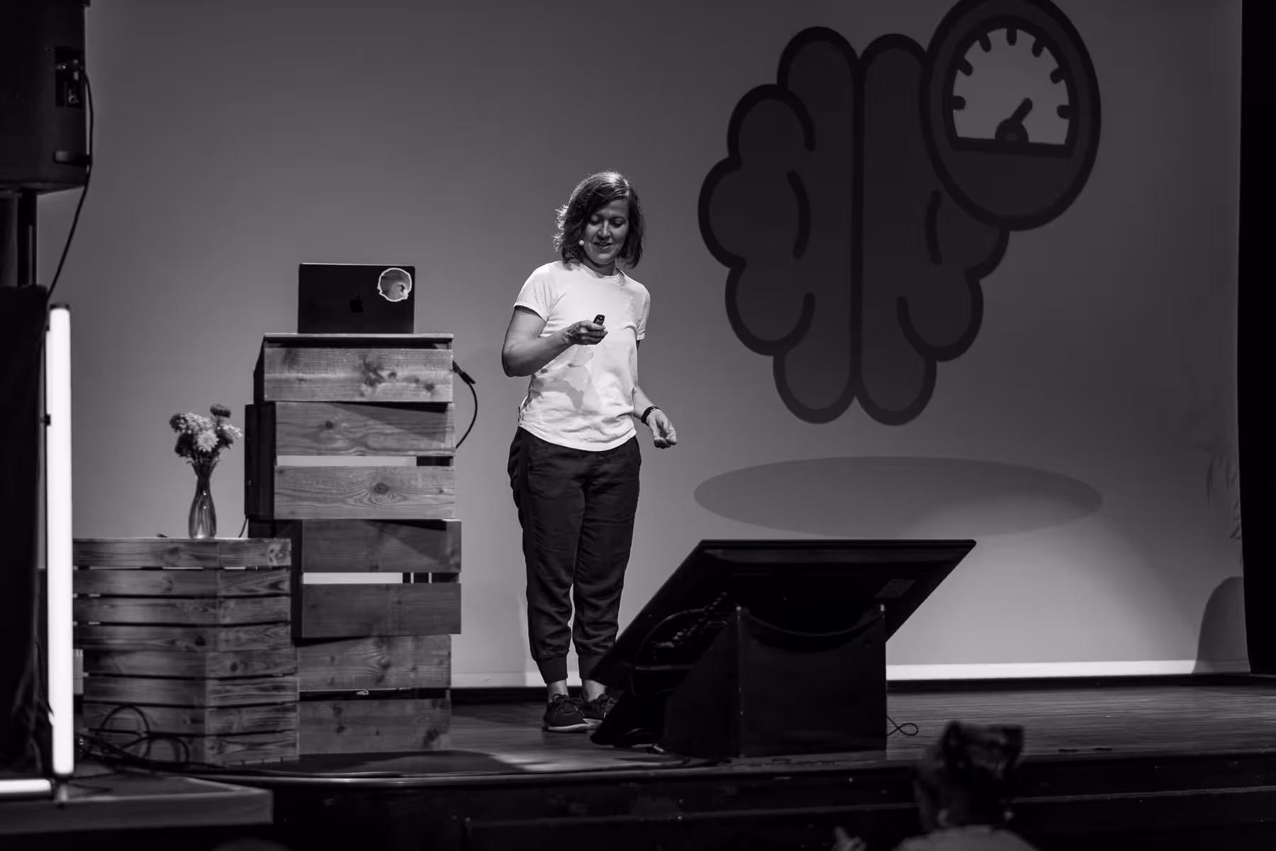 Photo of Tammy Everts taken at beyond tellerrand in Berlin 2023 by Florian Ziegler